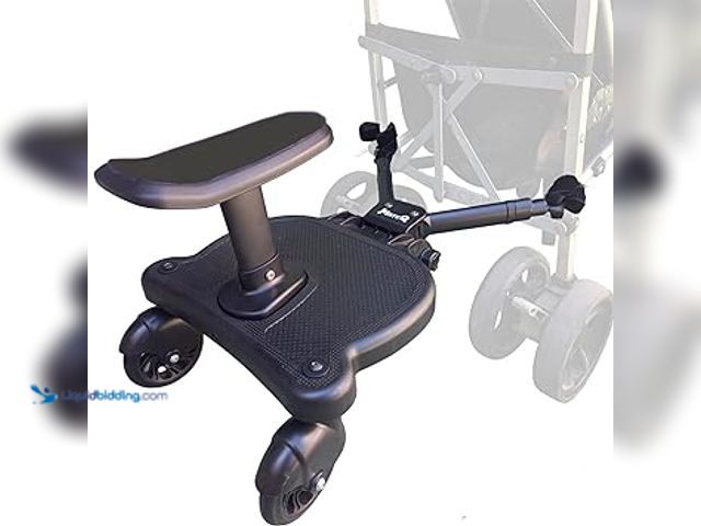 Lot 49-5415522 - 2025 New - MateQ Universal Stroller Board with Detachable Seat – 2in1 Sit or Stand Ride-On for Toddl...