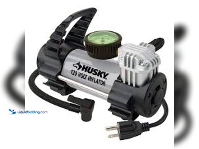 Lot 49-5448465 - Husky 120-Volt Corded Electric Inflator. Model # HY120. Unused