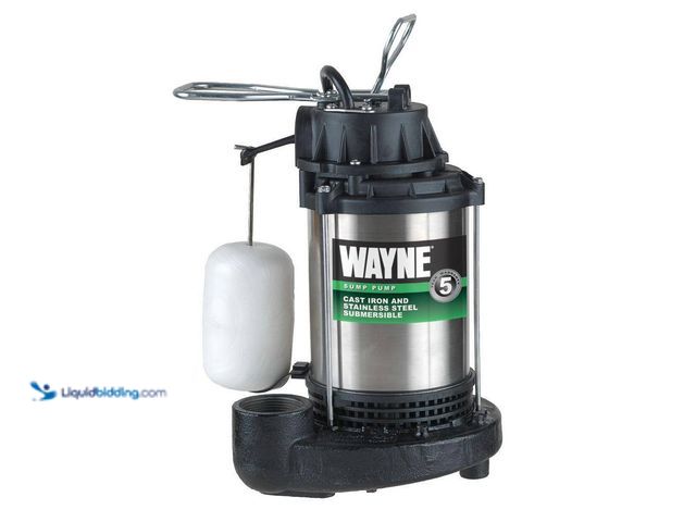 Lot 49-5447757 - Wayne 3/4 HP Submersible Sump Pump. [Model # CDU980E] Used. Unable to test
