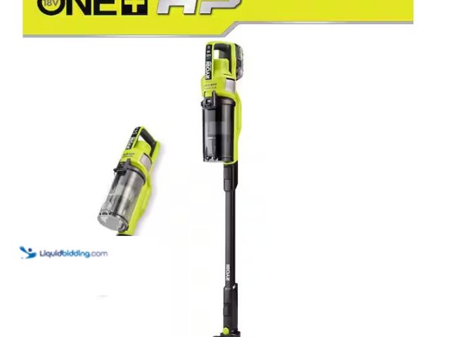Lot 49-5574254 - RYOBI
ONE+ HP 18V Cordless Pet Stick Vacuum Cleaner. Store SKU # 1007473601. Unused with NO attachm...