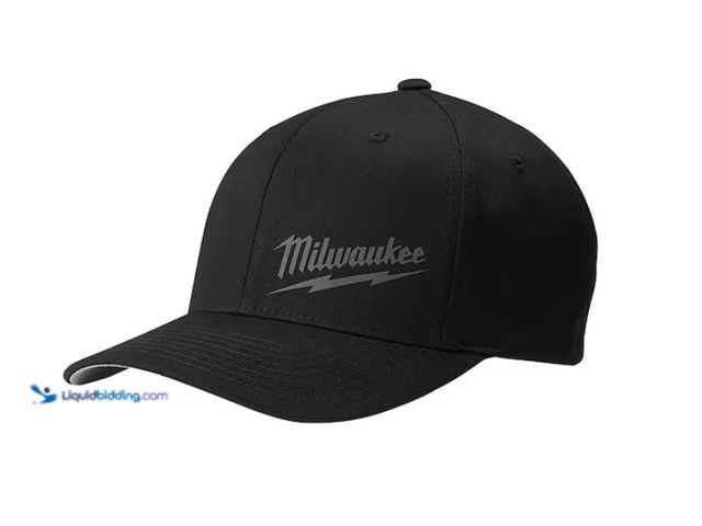 Lot 49-1622534 - Lot of (2) Milwaukee Small/Medium Black Fitted Hat, Model # 504B-SM, Unused  Ref#LBRELIST