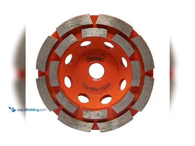 Lot 49-5573258 - RIDGID
4 in. Diamond Double Row Cup Wheel, Unused