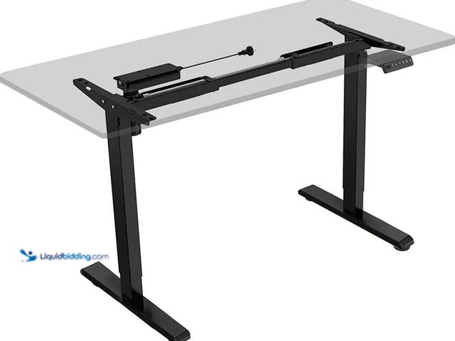 Lot 49-3480421 - FLEXISPOT DIY Adjustable Desk Frame, Electric Sit Stand Desk Base, Home Office Standing Desk, Model ...
