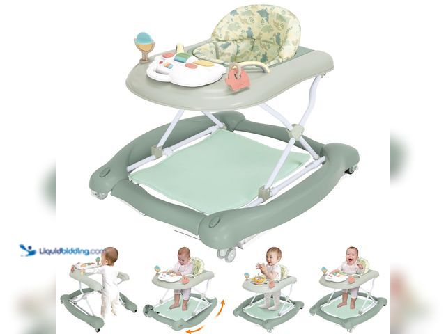 Lot 49-5556984 - Foldable Baby 5-in-1 Activity Walker - Rocker, Activity Center, Bouncer, Seat Walker, Push Walker - ...