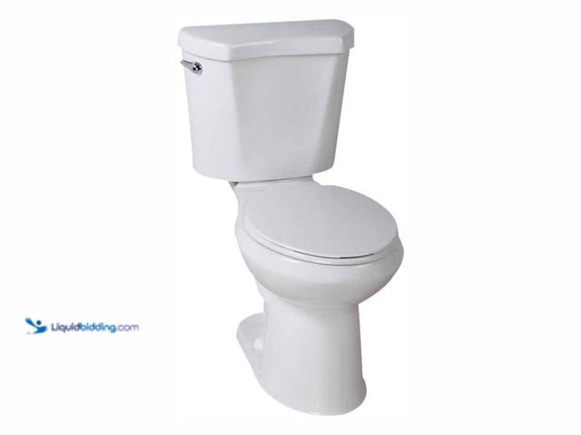 Lot 49-5435374 - Glacier Bay
12 inch Rough In Two-Piece 1.28 GPF Single Flush Elongated Toilet in White Seat Include...