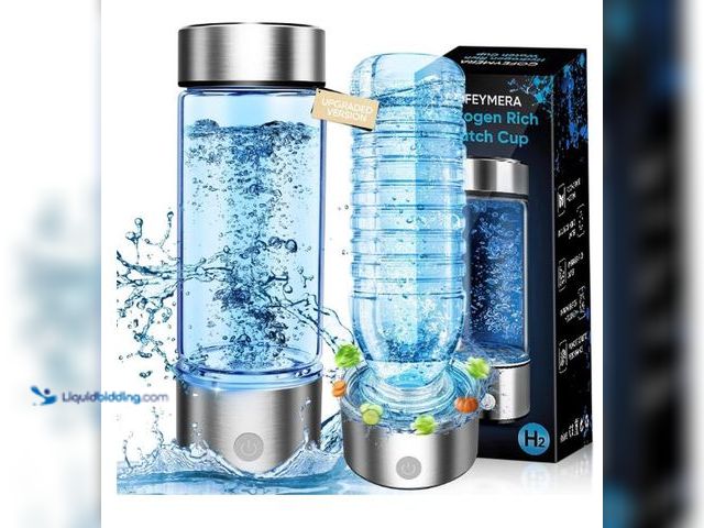 Lot 49-1513886 - Upgraded Hydrogen Water Bottle, Hydrogen Water Machine -SPE & PEM, Portable Rechargeable aquahealth ...