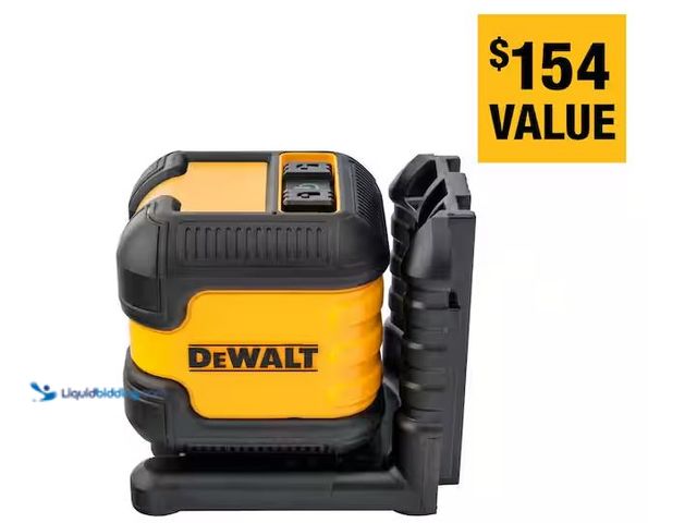Lot 49-5551877 - DEWALT
55 ft. Green Self-Leveling Cross Line Laser Level, Used, Tool Only, Works