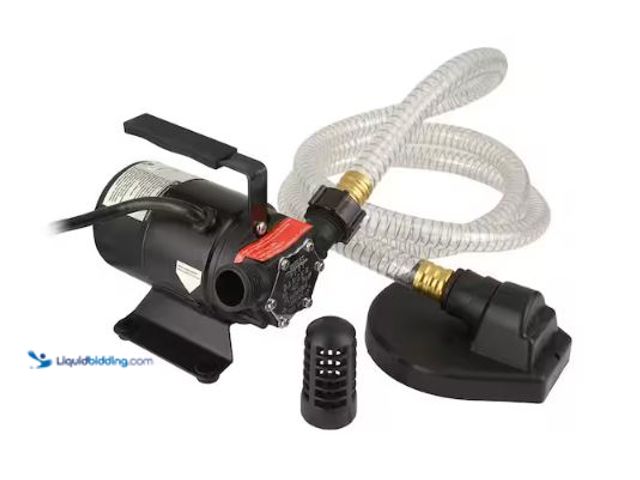 Lot 49-1630688 - Everbilt 1/10 HP Non-Submersible Self-Priming Transfer Pump Model # EBTP1, Used, Has Attachments, Po...