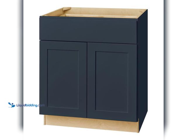 Lot 49-5410232 - Hampton Bay Avondale 30 in. W x 24 in. D x 34.5 in. H Ready to Assemble Plywood Shaker Base Kitchen ...