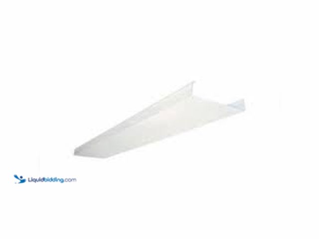 Lot 49-3539825 - Lithonia Lighting® DSB48 Lighting Diffuser, 4 ft, T8 Fluorescent Lamp, 32 W Fixture, Acrylic, Surfac...