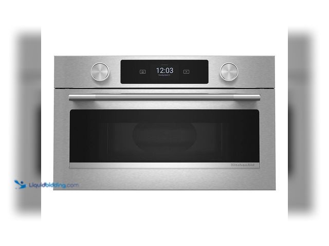Lot 49-5541428 - 1.4 cu. ft. Electric Built-In Microwave in PrintShield Stainless Steel with Air Fry Unused