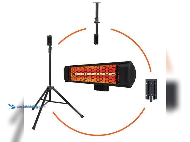 Lot 49-5487217 - HEAT STORM
Tradesman 1500-Watt Electric Outdoor Infrared Quartz Portable Space Heater with Tripod, ...