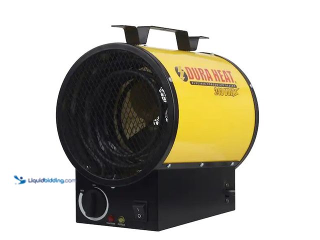 Lot 49-1571075 - DuraHeat 4800 Watt, 16,400 Btu, 240V Mountable Or Portable Electric Fan Forced Air Heater, Model # E...