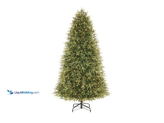 Lot 49-2005527 - Home Accents Holiday 7.5 ft Jackson Noble Fir LED Pre-Lit Artificial Christmas Tree with 1200 Color ...