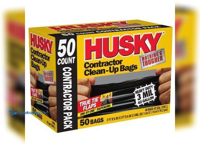 Lot 49-3565219 - qty 2 - Husky 42 Gal. Contractor Bags (50-Count) Model # HK42WC050B UNUSED