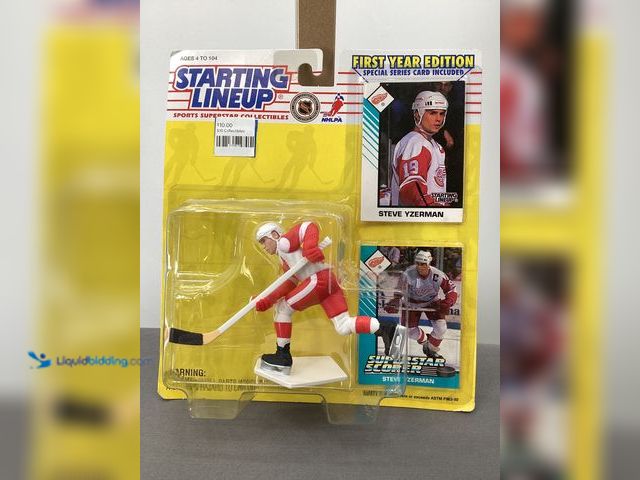 Lot 49-910492 - New Collectible Sports Figures Sports Collectible Figure Steve Yzerman NHL Superstar Collectible Act...