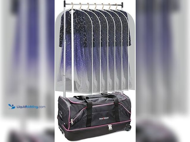 Lot 49-3527741 - Dance Bag With Garment Rack,Dance Costumes Rolling Garment Bags For Travel,Garment Duffle Bag For Da...