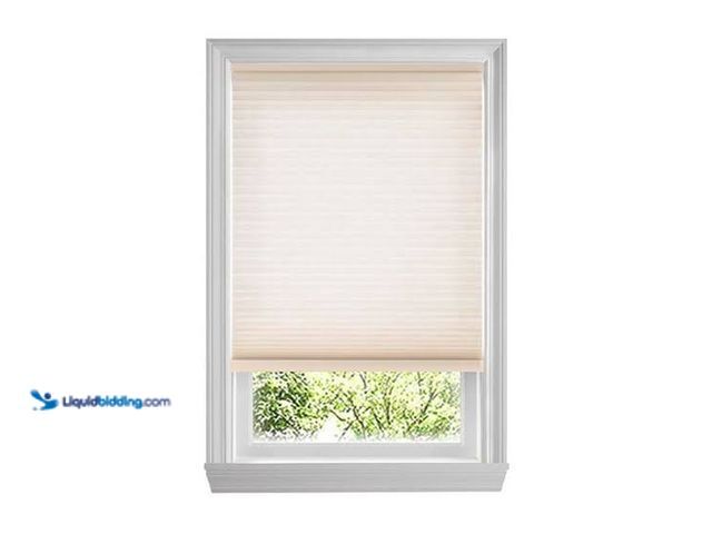 Lot 49-5539859 - Home Decorators Collection Parchment Cordless Light Filtering Cellular Window Shades - 30.375 in. W ...