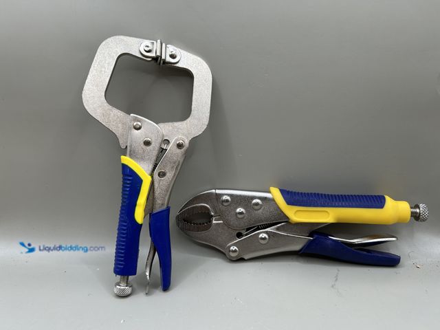 Lot 49-1816688 - New 3 piece 2 locking pliers comes with channel locks pliers all new