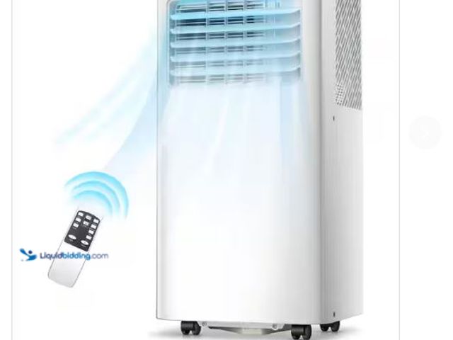 Lot 49-3432521 - COWSAR 5,000 BTU (SACC) Portable Air Conditioner Cools 270 Sq. Ft. with Dehumidifier, Remote and 24 ...