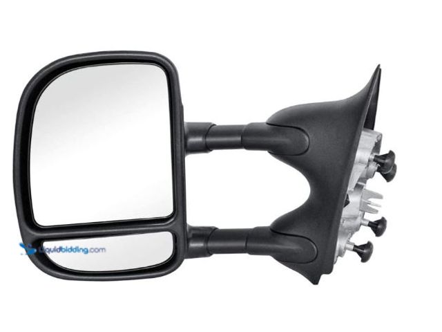 Lot 49-1577223 - Parts Flow Towing Manual Side View Mirror Driver Left For 1999-2007 Ford F-250 F-350 F-450 F-550 Sup...
