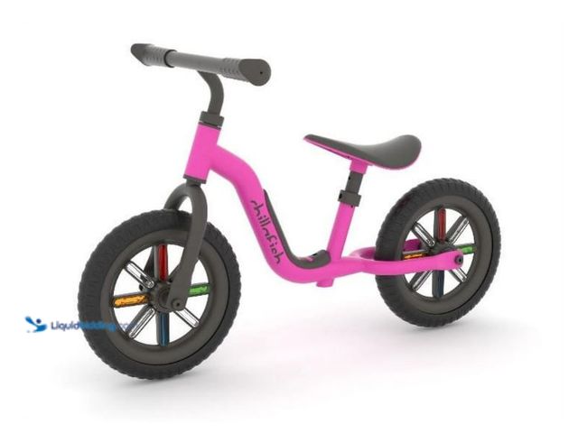 Lot 49-1627163 - Chillafish Pink Buzzi 10' Balance Bike for Kids 1.5 Years and Older, Lightweight Toddler Bike with A...