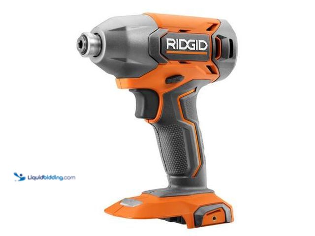 Lot 49-3565333 - RIDGID 18V Cordless 1/4 in. Impact Driver (Tool Only) Model # R860021B Unused