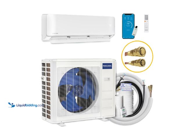 Lot 49-1520600 - MRCOOL DIY 5th Gen E Star 12,000 BTU Single Zone Mini Split Complete System with 25ft Line Set 115V ...