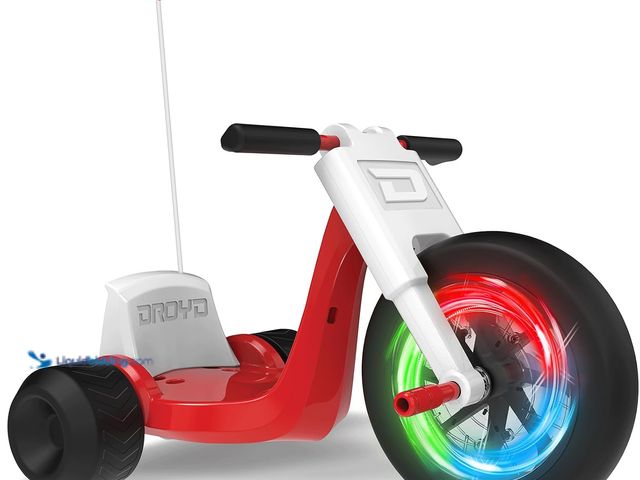 Lot 49-2023215 - Droyd Romper Electric Tricycle for Kids 3+ Years, 24V Toy 3-6 MPH Max Speed & 45 Mins Max Long Lasti...