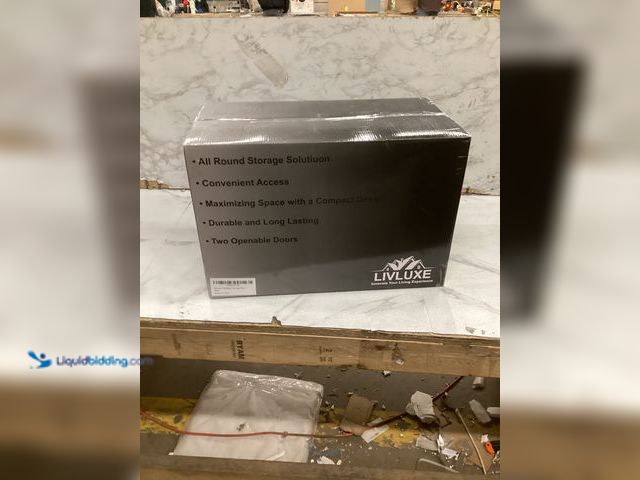 Lot 49-5475632 - White LivLuxe Folding Storage. Unused