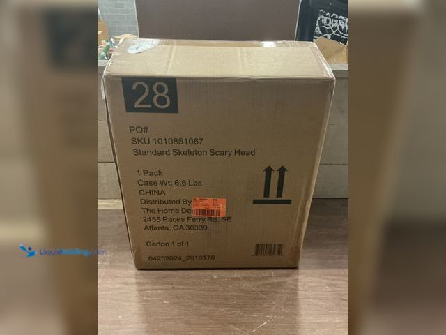 Lot 49-5435856 - Home Depot HOME Accent SVI Skeleton Scary Head For 12 FT skeleton 1010851067 (head only)