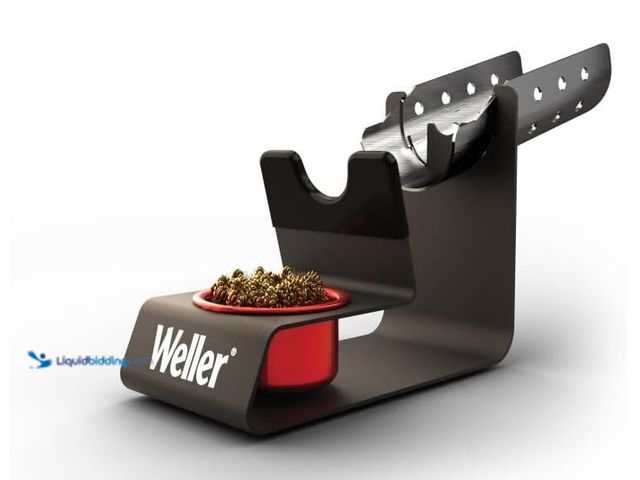 Lot 49-3471681 - (2) Weller Soldering Iron Holder with Dry Tip Cleaner, Model# B0962YFK33, New.  Ref#HDSR-114