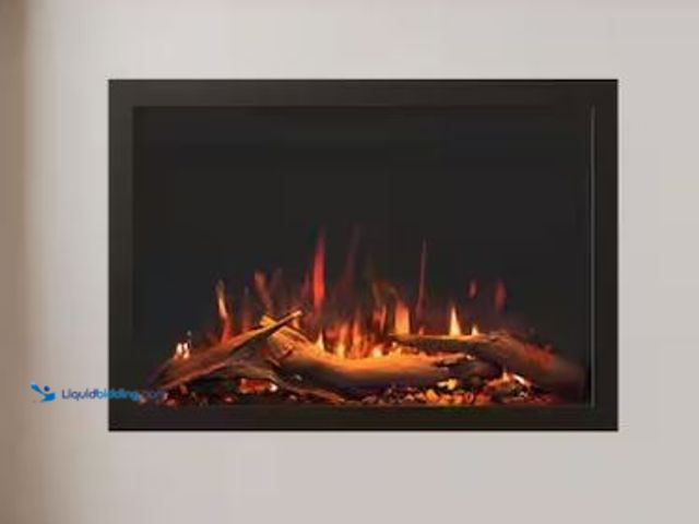 Lot 49-1568366 - Modern Ember Highmark Traditional 26 in. Smart Electric Fireplace Insert, Firebox Heater, Multi-Colo...