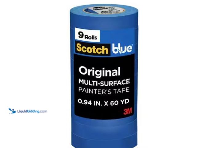 Lot 49-1625674 - Lot of (2) 3M ScotchBlue 0.94 In. x 60 Yds. Original Multi-Surface Painter's Tape (9 Rolls), Model #...