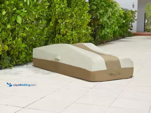 Lot 49-1547666 - Hampton Bay Chaise Outdoor Patio Cover, Model # 628330-C, Unused.  Ref#ASB-1024