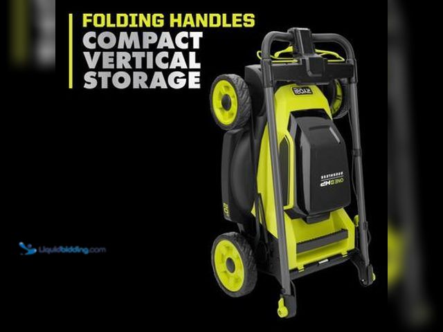 Lot 49-5544536 - RYOBI ONE+ HP 18V Brushless 20 in. Cordless Battery Walk Behind Self-Propelled Lawn Mower (Tool Only...