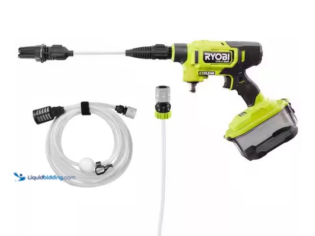 Lot 49-1570396 - RYOBI ONE+ HP 18V Brushless EZClean 600 PSI 0.7 GPM Cordless Cold Water Power Cleaner (Tool Only), M...