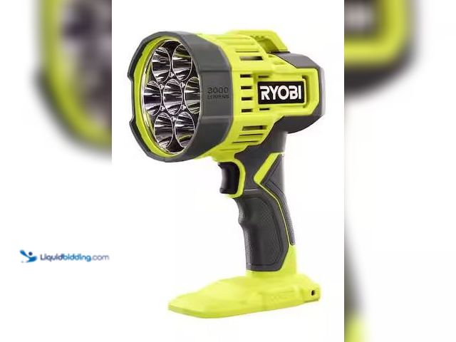 Lot 49-3530383 - RYOBI
ONE+ 18V Cordless LED Spotlight (Tool Only) Internet # 316630705
Model # PCL661B
Store SKU ...