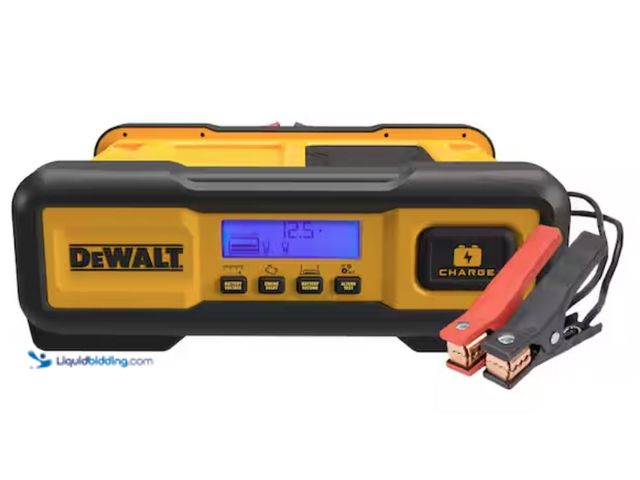 Lot 49-2005798 - DEWALT 100-Amp Car Battery Charger/ Car Battery Maintainer, Model # DXAEC100, Unused, Powers on.   R...
