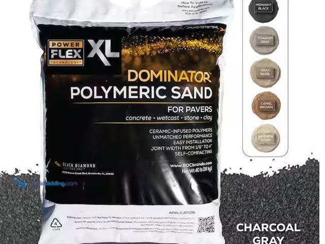 Lot 49-5460367 - 40 lbs. XL Polymeric Sand Charcoal Gray Internet # 326838573
Model # DPSXL40CG Item is unused.