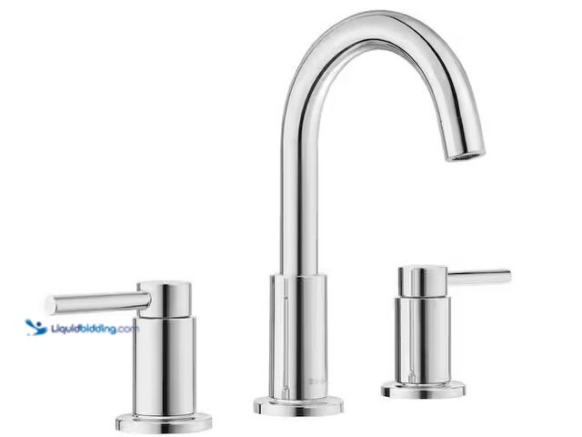 Lot 49-5555471 - Glacier Bay
Dorind 8 in. Widespread Double-Handle High-Arc Bathroom Faucet in Polished Chrome, Unus...