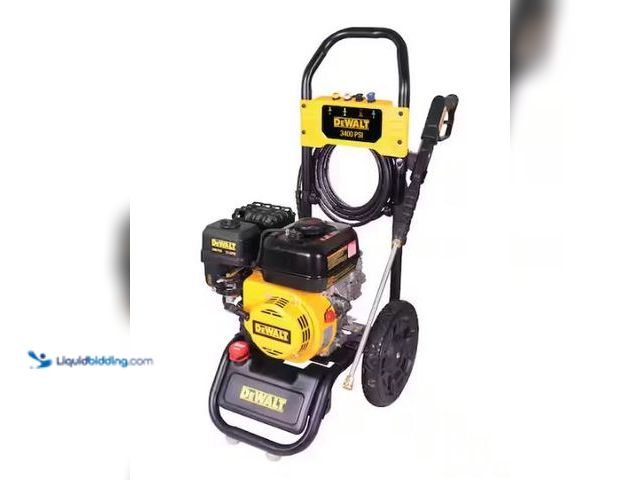Lot 49-1569017 - DEWALT 3400 PSI 2.5 GPM Gas Cold Water Pressure Washer with DeWalt 210 Engine, Model # DXPW61372, Us...