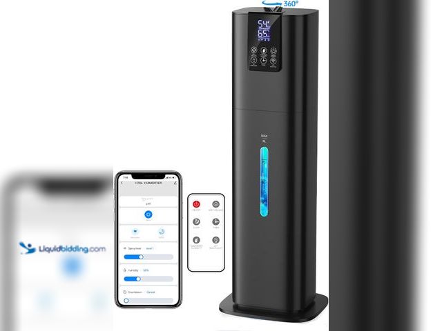 Lot 49-5458865 - 8L Smart Humidifiers for Bedroom Large Room, 2.1Gal Cool Mist Top Fill Diffuser Ambient Light, App &...