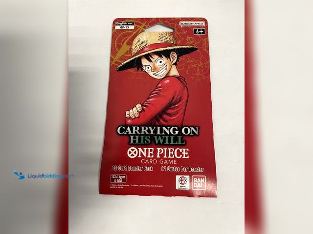 Lot 49-910585 - One Piece Card Game – Carrying On His Will (OP-13) English Booster Pack – Sealed

Factory-sealed O...