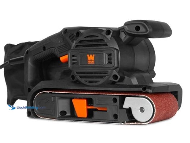 Lot 49-2004553 - WEN 7.5-Amp 3-by-21-Inch Variable Speed Handheld Portable Belt Sander, Model #HB321V, Slightly used,...