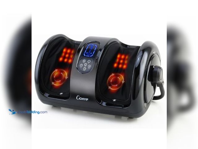 Lot 49-1577275 - Shiatsu Foot Massager with Heat, Foot Massager for Plantar Fasciitis, Pain Relief and Heat Therapy, ...