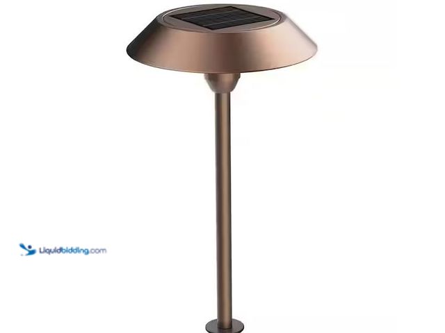 Lot 49-1576383 - Feit Electric One Sync Landscape 40 Lumens Bronze Solar Integrated LED Outdoor Path Light with Dusk-...