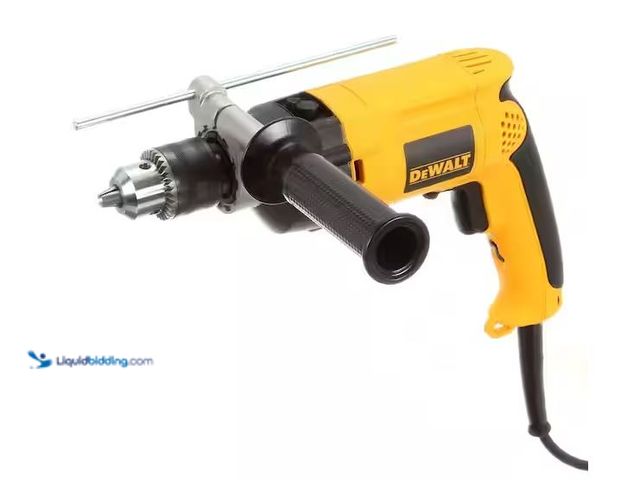 Lot 49-3600207 - DEWALT 7.8 Amp Corded 1/2 in. Variable Speed Reversible Hammer Drill Model # DW511, Used, Has Attach...