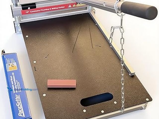 Lot 49-5448636 - 13" Pro Laminate/Vinyl Floor Cutter with Floor Installation Kit, 15°/30°/ 45° Instant Cuts in One St...