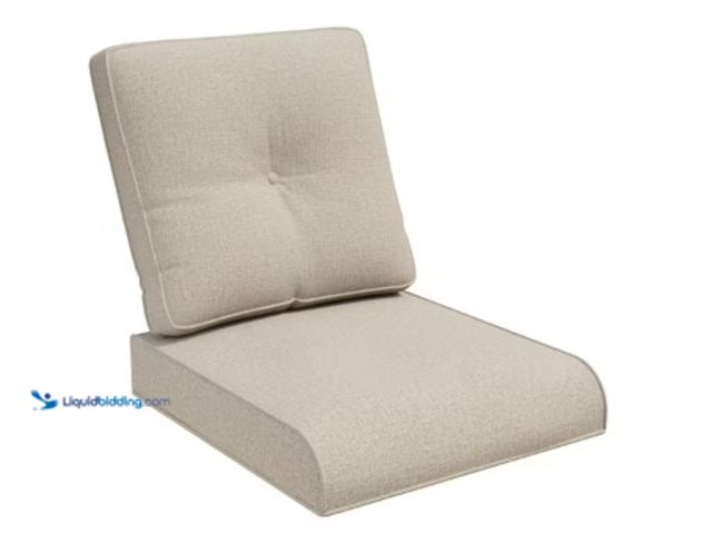 Lot 49-5542426 - 22 in. x 24 in. Thick Outdoor Patio Replacement Cushion Set with Zipper Design for Lounge Chairs in ...
